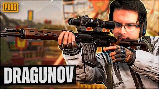 PRIMEIRA VEZ COM A NOVA ARMA DRAGUNOV  PUBG [upl. by Maurice]