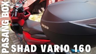 PASANG amp REVIEW BOX SHAD 39 DI VARIO 160 [upl. by Notsej100]