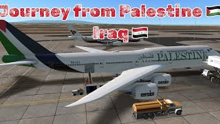 RFS Really Flight Simulator palestene🇵🇸 to Iraq 🇮🇶 [upl. by Lil]