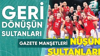 Geri Dönüşün Sultanları  A Spor  Sabah Sporu  30072024 [upl. by Yuh]