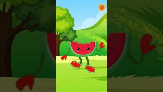 Cartoon Watermelon  Watermelon Video shorts cartoon cartoonstoryworld [upl. by Eldred]