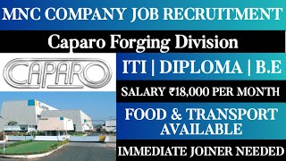 Caparo Forging Division ltd Job VacancyTamilnadu JobsMnc JobsPermanent JobsJobs Tamizha [upl. by Lobiv]