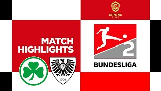 Fürth vs Preußen Münster  Highlights  2 Bundesliga 202425 [upl. by Ridglee]