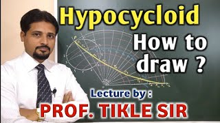 HOW TO DRAW HYPOCYCLOID IN ENGINEERING DRAWING AND GRAPHICS PART1 TIKLESACADEMYOFMATHS [upl. by Plume224]