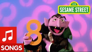 Sesame Street The Count Sings About 8 [upl. by Damalis259]