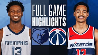 GRIZZLIES at WIZARDS  FULL GAME HIGHLIGHTS  October 28 2023 [upl. by Nwonknu894]