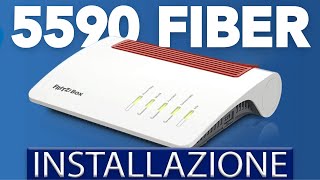 Tutorial FRITZBox 5590 Fiber  Connessione FTTH Diretta e VoIP [upl. by Nallac935]