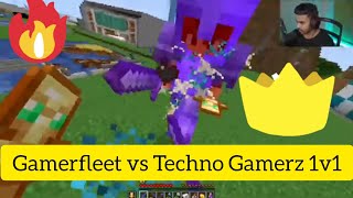 GamerFleet Vs UjjwalGamer 1v1 Pvp Gamerfleet Killed Ujjwal With His Crossbow Pvp God [upl. by Tuck]