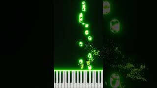 GNOME MEME SONG piano tutorial piano music pianocover crawly viral shorts [upl. by Froehlich]