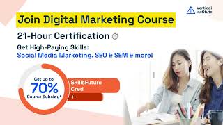 Join the Digital Marketing Course  Vertical Institute [upl. by Kezer]