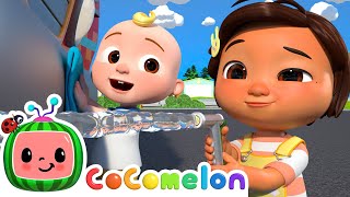 Fire Truck Wash Song  CoComelon Nursery Rhymes amp Kids Songs [upl. by Rimidalv]