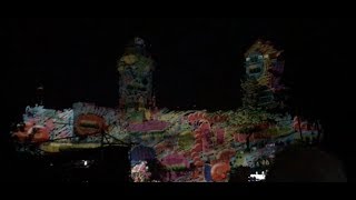 Nürnberg blaue Nacht 2018  Licht Show Burg [upl. by Ashli812]