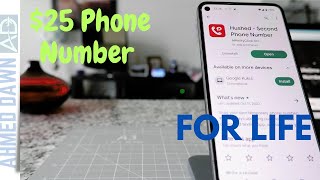 So I Purchased A 2nd Canadian Phone Number For 25  Hushed Phone App Review [upl. by Heshum398]