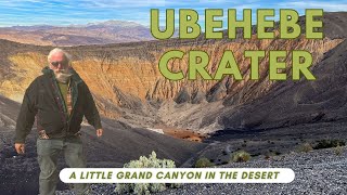 Hiking at a Volcanic Steam Crater in Death Valley  Ubehebe Crater [upl. by Notgnirra]