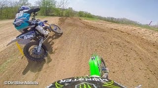 Austin Forkner vs Chase Sexton  SuperMini 2 Stroke  Dirt Bike Addicts [upl. by Nylodnew743]