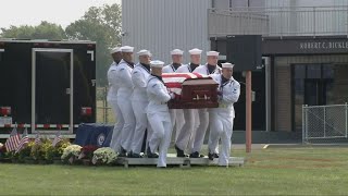 Navy Corpsman Maxton Soviak laid to rest in Erie County [upl. by Schertz]