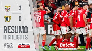 Resumo Benfica 30 Famalicão Liga 2324 15 [upl. by Wesley]