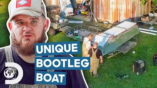 Arkansas Cousins Build A Bootlegging Boat  Moonshiners [upl. by Larrisa13]