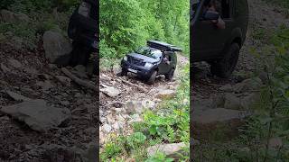 4x4 Nissan Pathfinder R51 OffRoad Rocks Part1 Tibles Mountains [upl. by Elysia383]