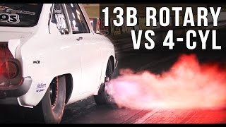 Turbo Compacts  13B Rotary vs 4cylinder [upl. by Urbas]