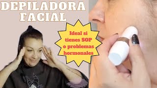 DEPILADORA facial VIRAL  SOP skincare viral afeitado depilacion [upl. by Akceber]