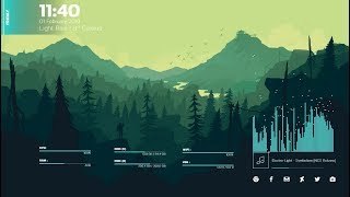 Nelamint  Rainmeter Skin 2019  Review [upl. by Furlani]