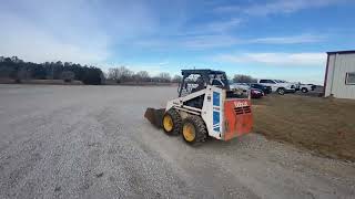 Bobcat 743B Skid Steer Video 1 [upl. by Kain]