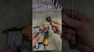 Stanley Bostitch nail gun wont sink the nails fully Repair needed tools bostitch nailgun fix [upl. by Retloc]