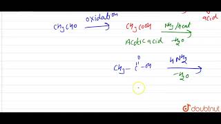 Acetaldehyde to formaldehyde [upl. by Nerdna]