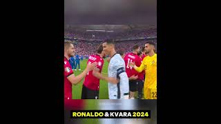 Ronaldo amp Kvaratskhelia ❤️ [upl. by Mansfield]