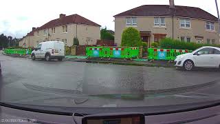 UK  Scotland  Glasgow  Baillieston Driving Test Route 4 [upl. by Akimahs]