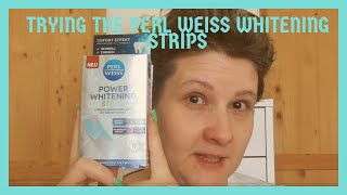 Whitening my teeth with Perl Weiss Strips  Do they work [upl. by Aurlie]