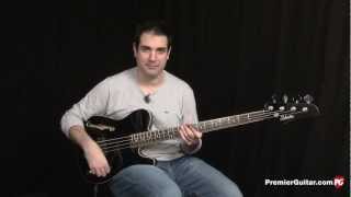 Review Demo  Schecter Baron H Vintage 4String Bass [upl. by Deenya940]