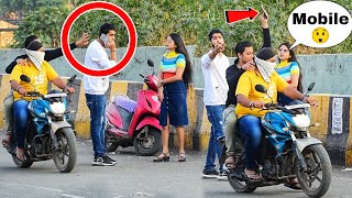 Phone Snatching Prank  Part 2  Prakash Peswani [upl. by Tugman]