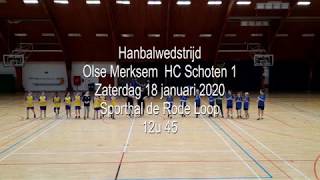 Handbalwedstrijd Olse Merksem  HC Schoten 1 [upl. by Monroe]