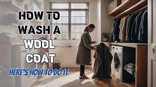 Never Fear Washing Again How to Wash a Wool Coat with Confidence [upl. by Nalliuq]