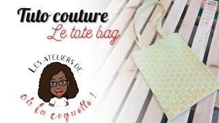 Coudre un tote bag tout simple [upl. by Aihsekyw342]