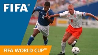 Netherlands 23 Brazil  1994 World Cup  Match Highlights [upl. by Epotimet]