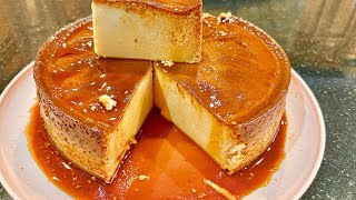 Flan napolitano con queso crema muy cremosito [upl. by Corydon]