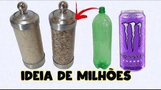 aprenda fazer essa ideia com com latinha de cerveja [upl. by Adigirb]