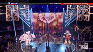 The Masked Singer 11 Poodle Moth vs Gumball Smackdown with If I Could Turn Back TIme [upl. by Christan750]