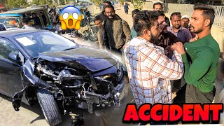 CAR ACCIDENT K BAAD PHADDA HOGAYA 😱  MISHKAT KHAN  VLOG [upl. by Obadias202]