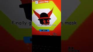 DEMON MASK roblox robloxedit funny beeswarmsimulator beeswarmsim [upl. by Nirrac]