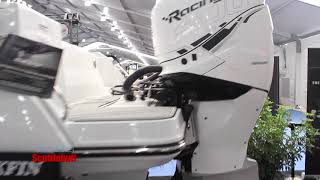 BRAND NEW Blackfin 332 Walkthrough 2019 Miami Intl Boat Show Innovation Award WINNER [upl. by Lumbye]