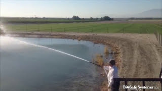 Agriculture Irrigation Pond Application with GreenCleanPRO [upl. by Yajnas]