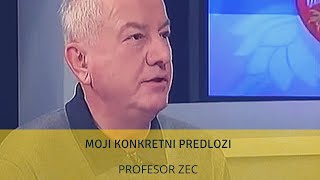 Moji konkretni predlozi  profesor Zec [upl. by Whipple]