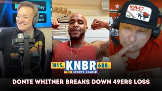 Former 49er  NBC Sports Insider Donte Whitner joined Papa amp Lund to break down Niners Week 2 loss [upl. by Ahtaela]