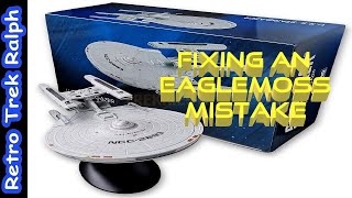 Star Trek Fixing Eaglemoss Production Mistakes Issue XL 31 USS Stargazer [upl. by Ploch]