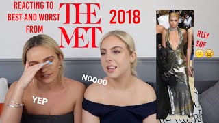 REACTING TO THE MET GALA 2018  BEST AND WORST DRESSED  SYD AND ELL [upl. by Carmelita]