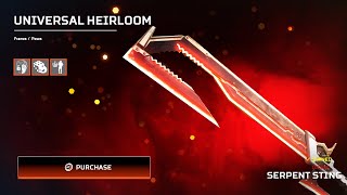 NEW UNIVERSAL Heirloom Animation  Apex Legends [upl. by Billie]